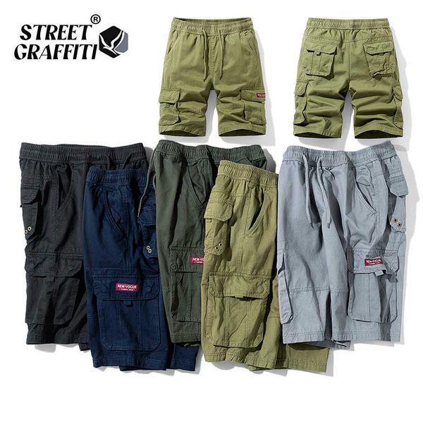 men's shorts stg 2021 summer cargo cotton relaxed breeches bermuda casual pants clothing social men p230308, White;black
men's shorts stg 2021 summer cargo cotton relaxed breeches bermuda casual pants clothing social men p230308, White;black