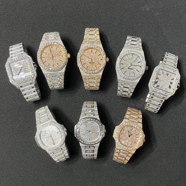 luxury mens watch for men movement watches designer watches moissanite vvs diamond man watch montre luxe iced out automatic watch women orol, Slivery;brown
luxury mens watch for men movement watches designer watches moissanite vvs diamond man watch montre luxe iced out automatic watch women orol, Slivery;brown