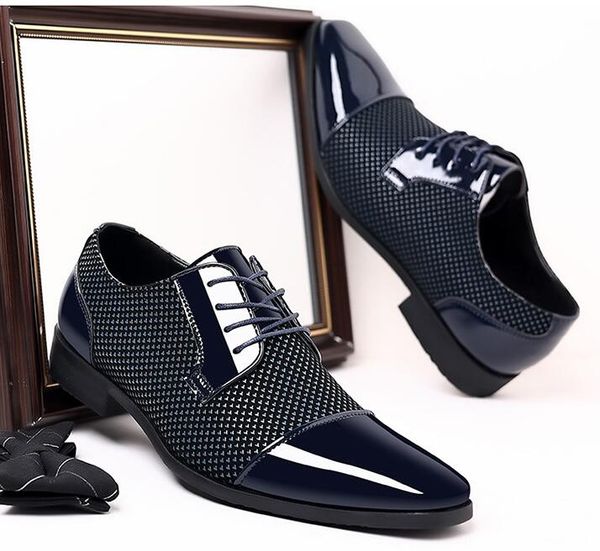 trending classic men dress shoes for men oxfords patent leather shoes lace up formal black leather wedding party shoes
trending classic men dress shoes for men oxfords patent leather shoes lace up formal black leather wedding party shoes