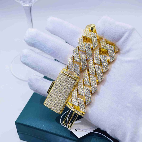 pass tester 20mm gold plated iced out cuban link moissanite hip hop cuban link chain for men, Silver
pass tester 20mm gold plated iced out cuban link moissanite hip hop cuban link chain for men, Silver