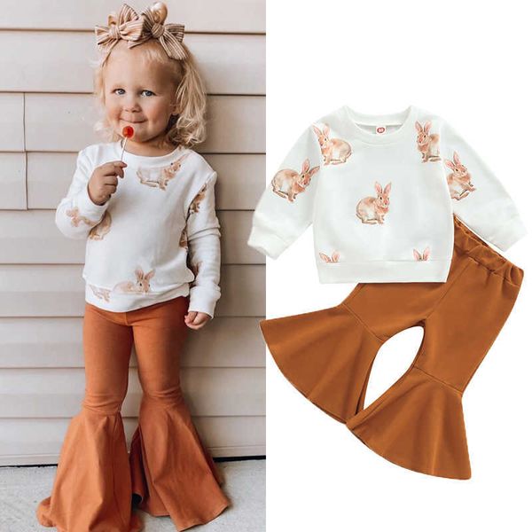 focusnorm 0-4y easter days kids girls lovely clothes sets 2pcs rabbit floral print long sleeve sweatshirt withsolid flare pants p230331, White
focusnorm 0-4y easter days kids girls lovely clothes sets 2pcs rabbit floral print long sleeve sweatshirt withsolid flare pants p230331, White