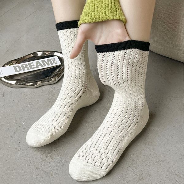 cotton socks mesh breathable summer thin style sweet color hopping medium tube women's stockings soft loose hollow out leisure, Black;white
cotton socks mesh breathable summer thin style sweet color hopping medium tube women's stockings soft loose hollow out leisure, Black;white
