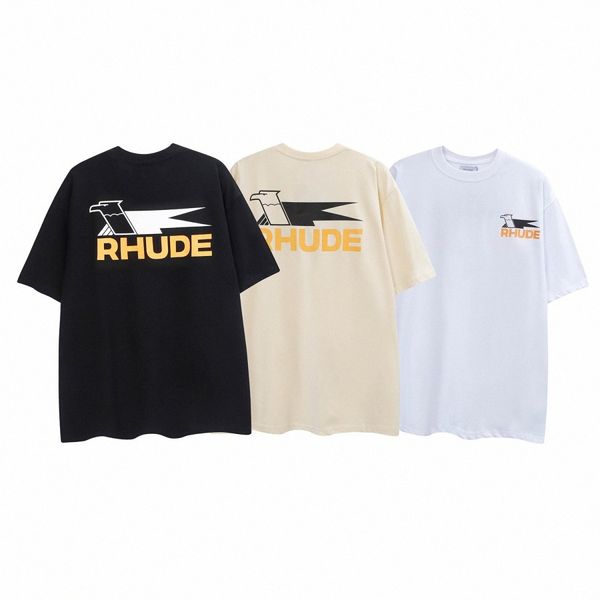 23 new men's american fashion brand rhude printed letters high street hip hop men's and women's couples round neck short slee, White;black
23 new men's american fashion brand rhude printed letters high street hip hop men's and women's couples round neck short slee, White;black