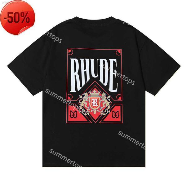 rhude men's t-shirts designer oversized shirts card print luxury brand fashion shirt for men casual mens short sleeve tees cotton t3102, Black
rhude men's t-shirts designer oversized shirts card print luxury brand fashion shirt for men casual mens short sleeve tees cotton t3102, Black