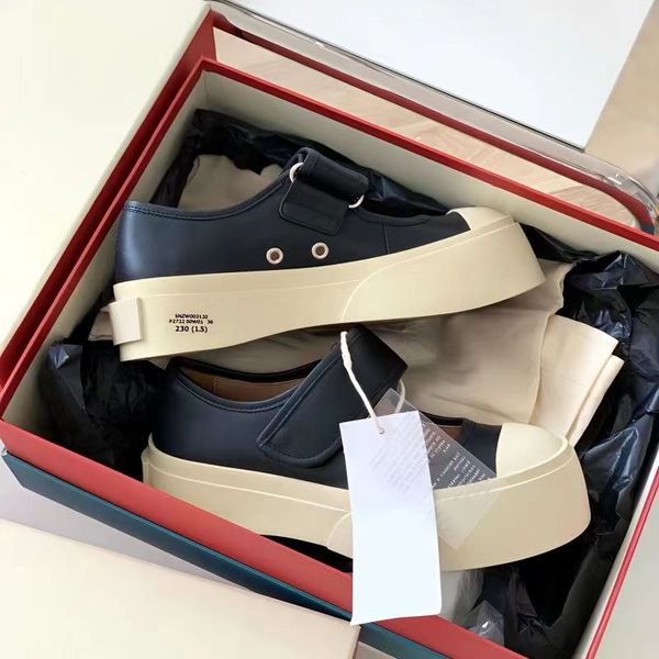 new fashion casual shoes women's mary jane marni designer classic low leather wool lacing thick bottom heightening black white sneakers
new fashion casual shoes women's mary jane marni designer classic low leather wool lacing thick bottom heightening black white sneakers