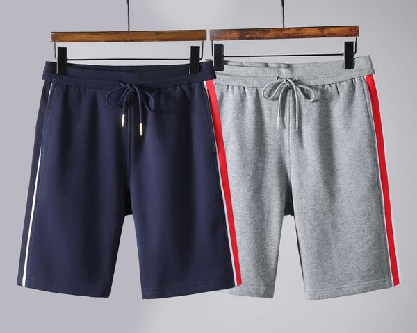 men's and women's shorts in 2023 summer new fashion designer brand thom double side webbing splicing waist yarn dyed strand terry, White;black
men's and women's shorts in 2023 summer new fashion designer brand thom double side webbing splicing waist yarn dyed strand terry, White;black