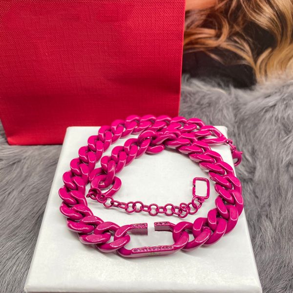 fashion brand big necklace designer luxury a small sense of simplicity and necklace chain for women rose red, Silver
fashion brand big necklace designer luxury a small sense of simplicity and necklace chain for women rose red, Silver