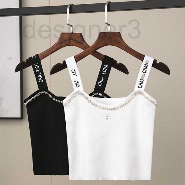 women's t-shirt designer summer new korean style temperament letter sticker drilled wool knit slim fit tank with hanging strap for wome, White
women's t-shirt designer summer new korean style temperament letter sticker drilled wool knit slim fit tank with hanging strap for wome, White