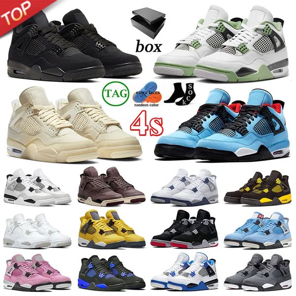 4 Jordens jordas 4s Basketball Shoes J4 Red Thunder Men Women Trainers Oreo New Black Cat Violet Ore Military Black Canvas Sail Manila 1th.
4 Jordens jordas 4s Basketball Shoes J4 Red Thunder Men Women Trainers Oreo New Black Cat Violet Ore Military Black Canvas Sail Manila 1th.
