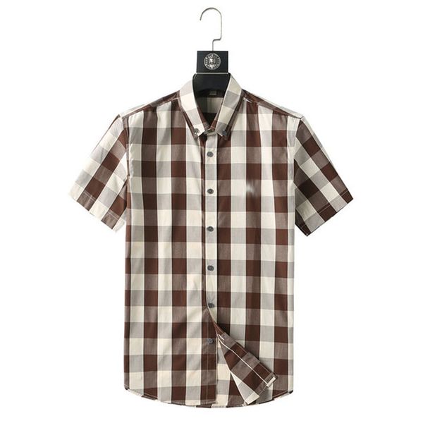 famous luxury designer mens casual shirt burrerys mens classic plaid polo neck short sleeve fashion business shirt camo single breasted shir, White;black
famous luxury designer mens casual shirt burrerys mens classic plaid polo neck short sleeve fashion business shirt camo single breasted shir, White;black