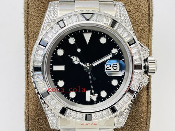 new factory brand mens watch super version 40mm gmt inlaid diamond ceramic jubilee bracelet watches movement mechanical automatic men's, Slivery;golden
new factory brand mens watch super version 40mm gmt inlaid diamond ceramic jubilee bracelet watches movement mechanical automatic men's, Slivery;golden