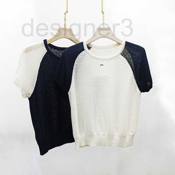 women's t-shirt designer chic short sleeve 23c spring new t-shirt knitted round neck black and white slim fit women 56jm
women's t-shirt designer chic short sleeve 23c spring new t-shirt knitted round neck black and white slim fit women 56jm