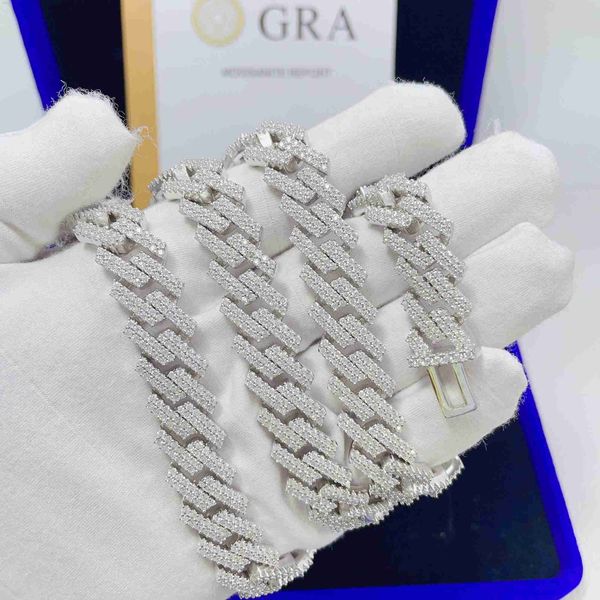 trendy jewelry 13mm hiphop chain 925 sterling silver moissanite diamond iced out cuban link chain
trendy jewelry 13mm hiphop chain 925 sterling silver moissanite diamond iced out cuban link chain
