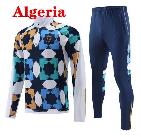 2023 2024 algeria tracksuits mahrez soccer jerseys 23/24 new algerie men and kids training suits bounedjah survetement maillot de foot, White;black
2023 2024 algeria tracksuits mahrez soccer jerseys 23/24 new algerie men and kids training suits bounedjah survetement maillot de foot, White;black