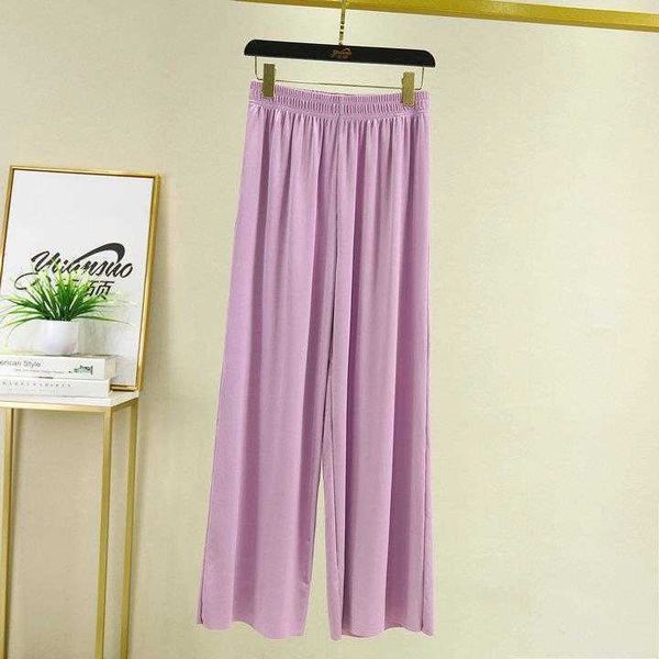 ice silk wide leg pants womens summer high waist draping effect slimming and, Black;white
ice silk wide leg pants womens summer high waist draping effect slimming and, Black;white