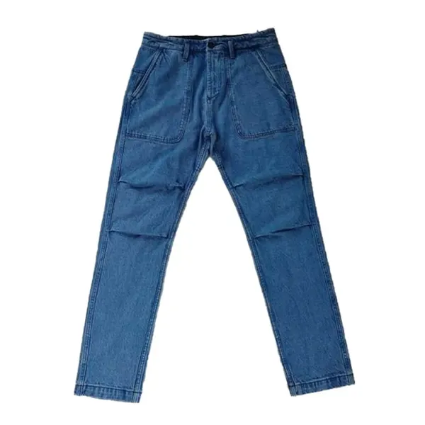 

Topstoney 2023 Japanese Men's Denim Trousers Retro Overalls Loose Straight Casual Pants Factory Wholesale Quality Classic Jeans Long Pants High Waist Trouser, Blue