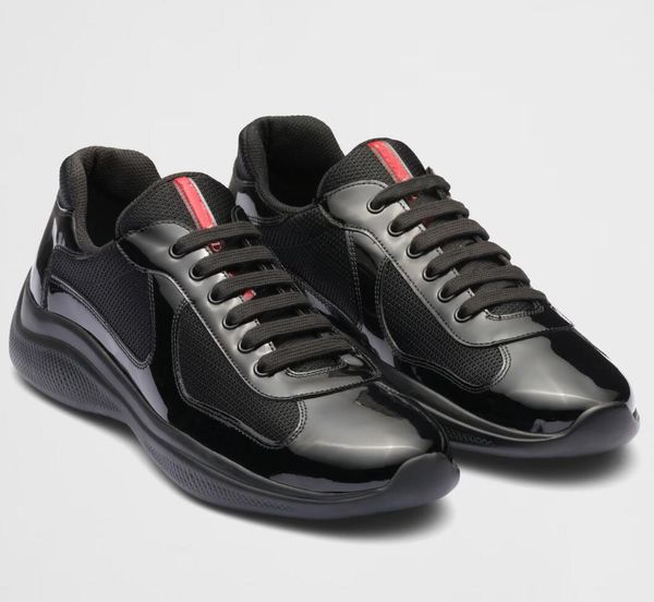 america cup men casual shoes low sneakers fabric patent leather men rubber sole bike fabric skateboard walking eu38-46 with box, Black
america cup men casual shoes low sneakers fabric patent leather men rubber sole bike fabric skateboard walking eu38-46 with box, Black