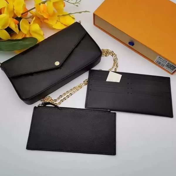 original quality 3pcs set luxurys designers bags purse woman fashion monogrames multi pochette felicie chain crossbody shoulder bag yw
original quality 3pcs set luxurys designers bags purse woman fashion monogrames multi pochette felicie chain crossbody shoulder bag yw