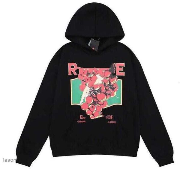 rhudes men designer hoodie sweatshirt correct version of the print niche mens hoody tide washed made old vintage american high street hoodie, Black
rhudes men designer hoodie sweatshirt correct version of the print niche mens hoody tide washed made old vintage american high street hoodie, Black