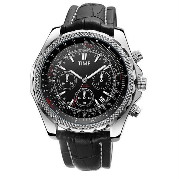 men mechanical automatic watch luxury wristwatches big dial stainless steel navitimer 1884 sports chronograph male business watche254p, Slivery;brown
men mechanical automatic watch luxury wristwatches big dial stainless steel navitimer 1884 sports chronograph male business watche254p, Slivery;brown
