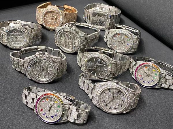 luxury mens designer watch for men movement watches moissanite watch mens watch diamond iced out watch montre homme automatic montre de luxe, Slivery;brown
luxury mens designer watch for men movement watches moissanite watch mens watch diamond iced out watch montre homme automatic montre de luxe, Slivery;brown