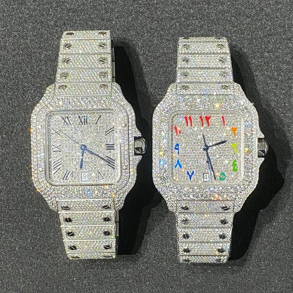 luxury mens watch for men movement watches designer watches moissanite vvs diamond man watch montre luxe iced out automatic watch women orol, Slivery;brown
luxury mens watch for men movement watches designer watches moissanite vvs diamond man watch montre luxe iced out automatic watch women orol, Slivery;brown