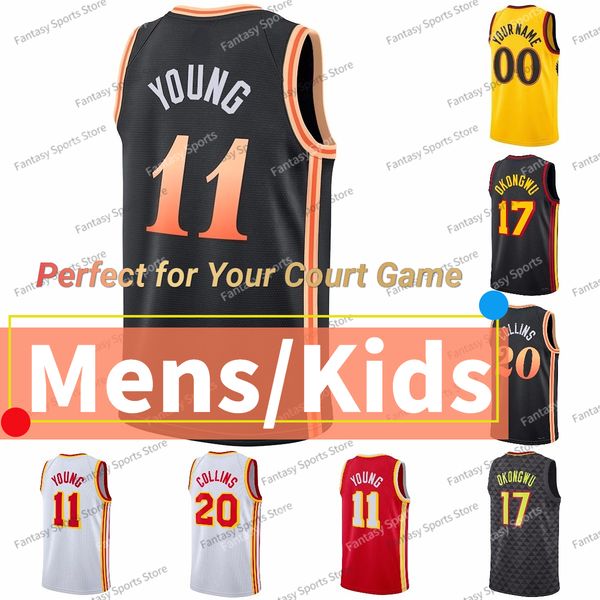 men youth john collins trae 11 young jersey holidaydejounte 5 murray 15 clint capela 12 deandre hunter bogdan bogdanovic boys mens basketbal, Black;red
men youth john collins trae 11 young jersey holidaydejounte 5 murray 15 clint capela 12 deandre hunter bogdan bogdanovic boys mens basketbal, Black;red