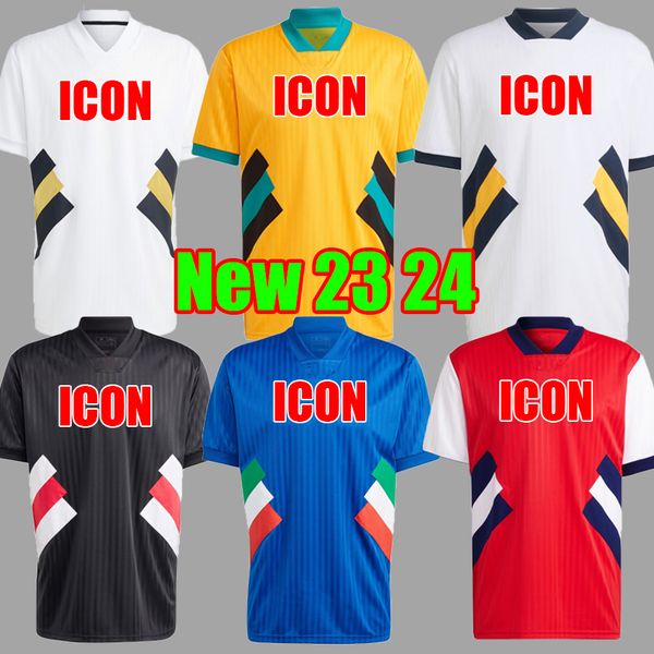 23 24 icon retro soccer jersey saka g.jesus musiala sane real madrids benzema modric manchesters rashford antony vlahovic chiesa italy 2023, Black
23 24 icon retro soccer jersey saka g.jesus musiala sane real madrids benzema modric manchesters rashford antony vlahovic chiesa italy 2023, Black