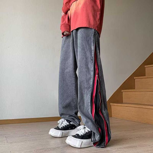 american side jeans new 2023 zipper heavy duty jeans hip hop ins trendy loose relaxed long, Blue
american side jeans new 2023 zipper heavy duty jeans hip hop ins trendy loose relaxed long, Blue