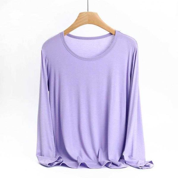 modal cotton large size bottoming shirt long sleeved t womens slim fit inner wear, White
modal cotton large size bottoming shirt long sleeved t womens slim fit inner wear, White
