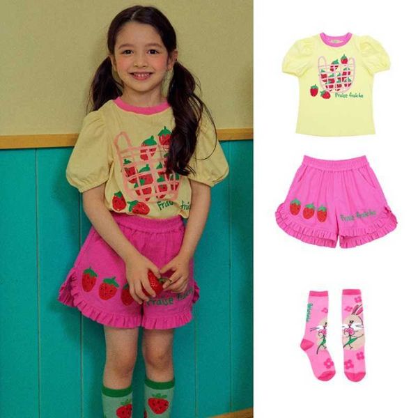 girls t-shirt 2023 summer new strawberry bubble sleeve children's t-shirt fashion pink girls frill shorts children's clothing p230, White
girls t-shirt 2023 summer new strawberry bubble sleeve children's t-shirt fashion pink girls frill shorts children's clothing p230, White