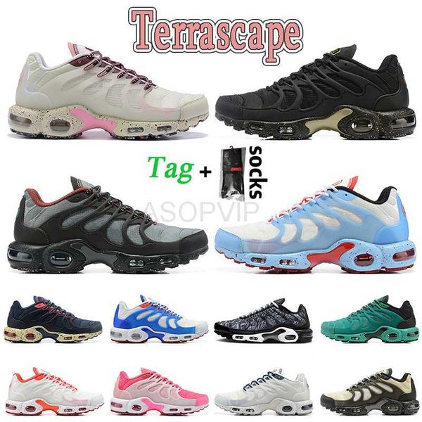 2022 women mens tn plus terrascape running shoes fashion tuned tnplus sneakers shattered ice black metallic gold barely volt deep grey white
2022 women mens tn plus terrascape running shoes fashion tuned tnplus sneakers shattered ice black metallic gold barely volt deep grey white