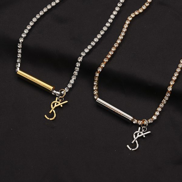 designer pendant necklaces for women elegant fashion letter necklace highly quality choker chains jewelry accessories 18k plated gold girls, Silver
designer pendant necklaces for women elegant fashion letter necklace highly quality choker chains jewelry accessories 18k plated gold girls, Silver
