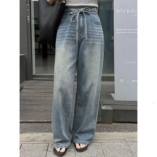 seasonal slim sweeping loose jeans for women 2023 summer new korean high 91018 long, Blue
seasonal slim sweeping loose jeans for women 2023 summer new korean high 91018 long, Blue