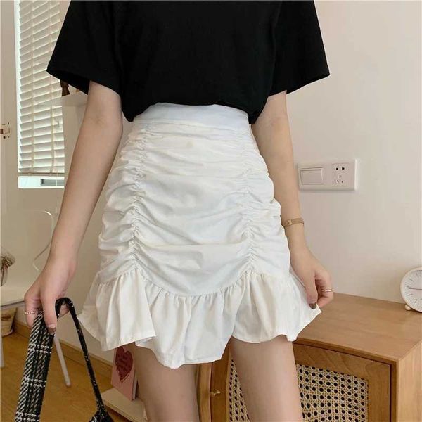 skirts white a-line folds mini skirt lovely elegant summer clothes women's skirt hem ruffles chic ruched high waist short skirts p23040, Black
skirts white a-line folds mini skirt lovely elegant summer clothes women's skirt hem ruffles chic ruched high waist short skirts p23040, Black