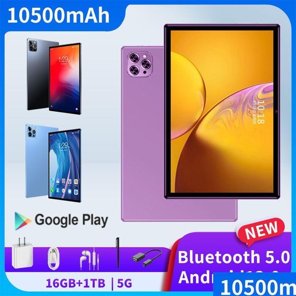Pc Tablet 2023 Version 10.1-inch Computer Android 16gb Ram 1tb Rom 8-core 13 5G Network Wifi Dual Sim Card Drop Delivery Computers N Dhjht s
Pc Tablet 2023 Version 10.1-inch Computer Android 16gb Ram 1tb Rom 8-core 13 5G Network Wifi Dual Sim Card Drop Delivery Computers N Dhjht s