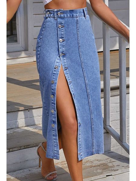 skirts 2022 women's button a-line side split high waist denim skirt office lady black blue midi jean skirts autumn winter long skirt p2
skirts 2022 women's button a-line side split high waist denim skirt office lady black blue midi jean skirts autumn winter long skirt p2