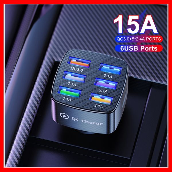 6 ports 15a 75w usb car charger quick mini fast charging adapter in auto for iphone 12 13 pro max xiaomi mi 11 redmi samsung car-charge car-
6 ports 15a 75w usb car charger quick mini fast charging adapter in auto for iphone 12 13 pro max xiaomi mi 11 redmi samsung car-charge car-