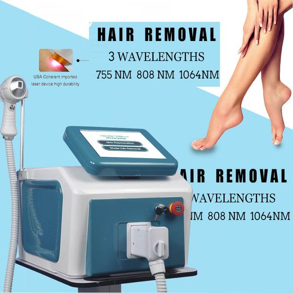 home beauty instrument portable 808 diode laser hair removal machine 3 wavelengths 755nm/ 808nm/ 1064nm remove hair machine hair epilator to
home beauty instrument portable 808 diode laser hair removal machine 3 wavelengths 755nm/ 808nm/ 1064nm remove hair machine hair epilator to