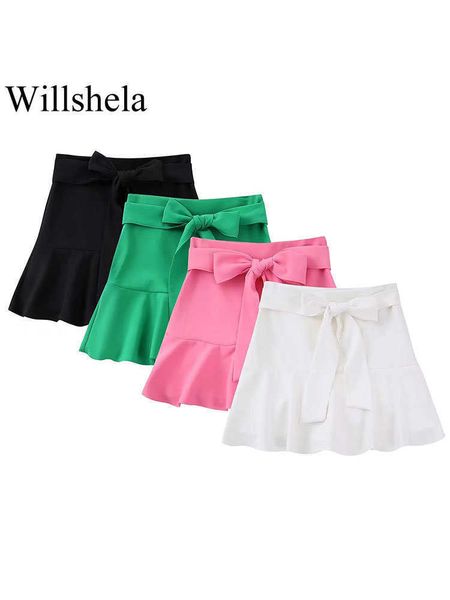 skirts willshela women fashion with belt solid mini skirts side zipper vintage high waist female chic lady short skirts p230403, Black
skirts willshela women fashion with belt solid mini skirts side zipper vintage high waist female chic lady short skirts p230403, Black