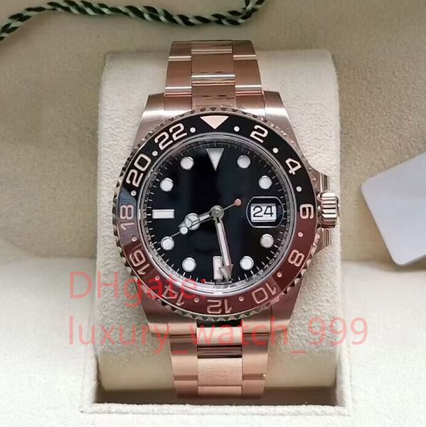luxury mens watch factory 40mm 18k rose gold gmt 126715 batman ceramic bezel jubilee bracelet 2813 movement mechanical automatic watches wri, Slivery;brown
luxury mens watch factory 40mm 18k rose gold gmt 126715 batman ceramic bezel jubilee bracelet 2813 movement mechanical automatic watches wri, Slivery;brown