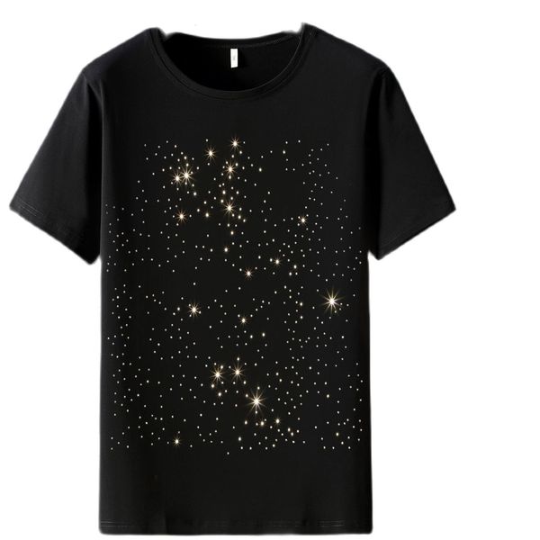 men's t-shirts large sequin short sleeve bright diamond men's t-shirt loose fat plus round neck men's t-shirt 230403, White;black
men's t-shirts large sequin short sleeve bright diamond men's t-shirt loose fat plus round neck men's t-shirt 230403, White;black