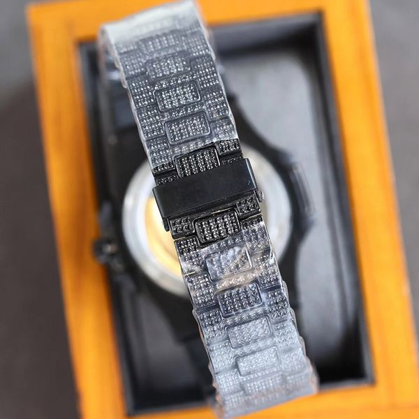 mens black watch automatic mechanical business sapphire waterproof 50m super montre luxe, Slivery;golden
mens black watch automatic mechanical business sapphire waterproof 50m super montre luxe, Slivery;golden