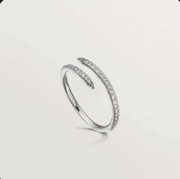 designer nail ring luxury jewelry diamond rings for women titanium steel alloy gold-plated 2022 fashion accessories never fade not allergic, Silver
designer nail ring luxury jewelry diamond rings for women titanium steel alloy gold-plated 2022 fashion accessories never fade not allergic, Silver