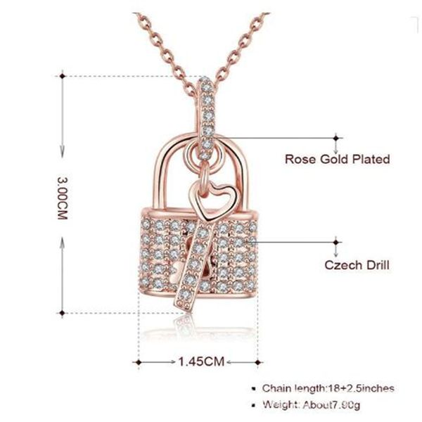 new european and american fashion choker chokers keylock microinlaid diamond necklace necklace chain jewelry gift ae635, Golden;silver
new european and american fashion choker chokers keylock microinlaid diamond necklace necklace chain jewelry gift ae635, Golden;silver