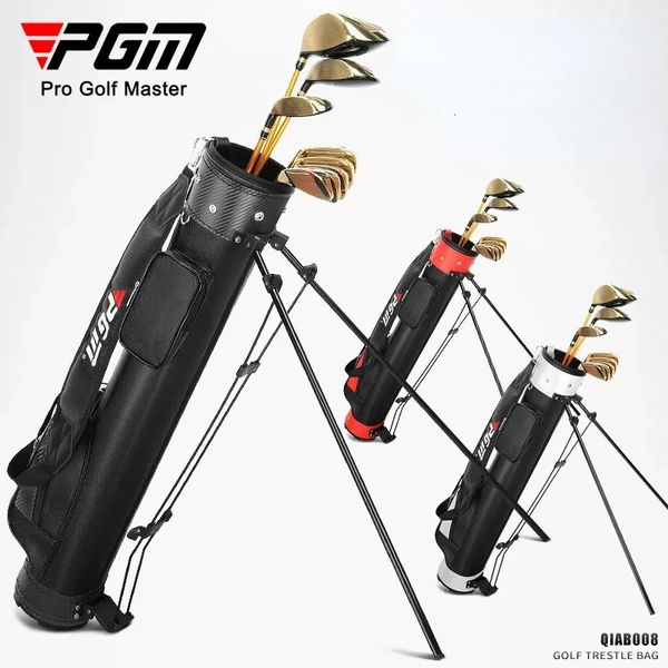 Image of Golf Bags PGM Waterproof Golf Rack Bags Lightweight Portable Golf Bag Big Capacity Durable Carry Pack Can Hold 9 Clubs Shoulder Belt 231102