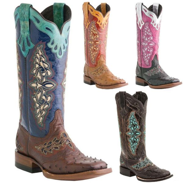 boots embriodery flower cowboy boots women knee high mix colorfull fashion tall boots lady pointed toe causal shoes thick heel boot 230403, Black
boots embriodery flower cowboy boots women knee high mix colorfull fashion tall boots lady pointed toe causal shoes thick heel boot 230403, Black