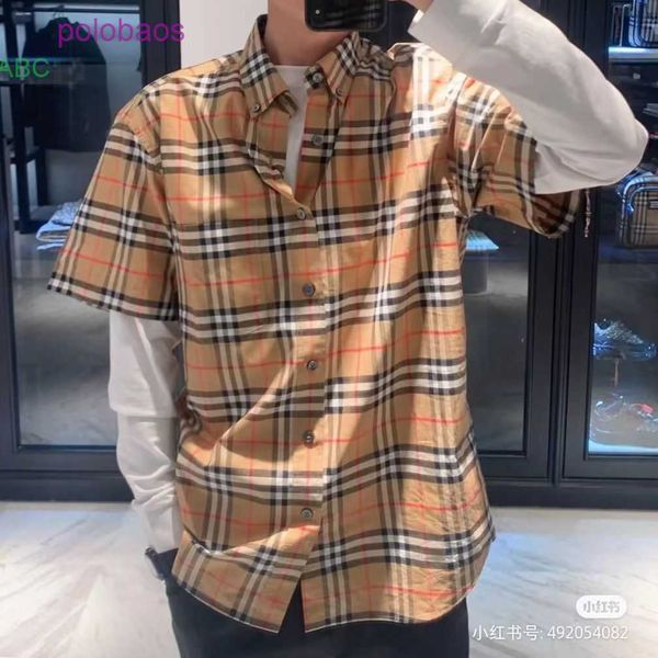 brand burbersys clothes red mesh high checkered edition shirt pure cotton spring casual coat loose outwear fashion hmlv, White;black
brand burbersys clothes red mesh high checkered edition shirt pure cotton spring casual coat loose outwear fashion hmlv, White;black