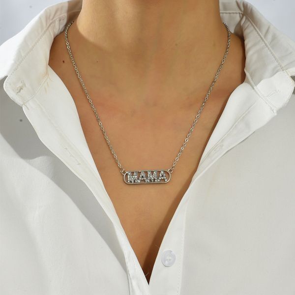 letter word mama pendant necklace for women mothers love gifts mom jewelry wholesale dropshipping accessories, Silver
letter word mama pendant necklace for women mothers love gifts mom jewelry wholesale dropshipping accessories, Silver