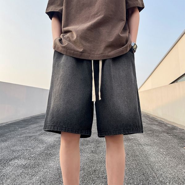 men's shorts summer high street short jeans fashion retro men's denim shorts solid hip hop men's street pants elastic waist 2, White;black
men's shorts summer high street short jeans fashion retro men's denim shorts solid hip hop men's street pants elastic waist 2, White;black